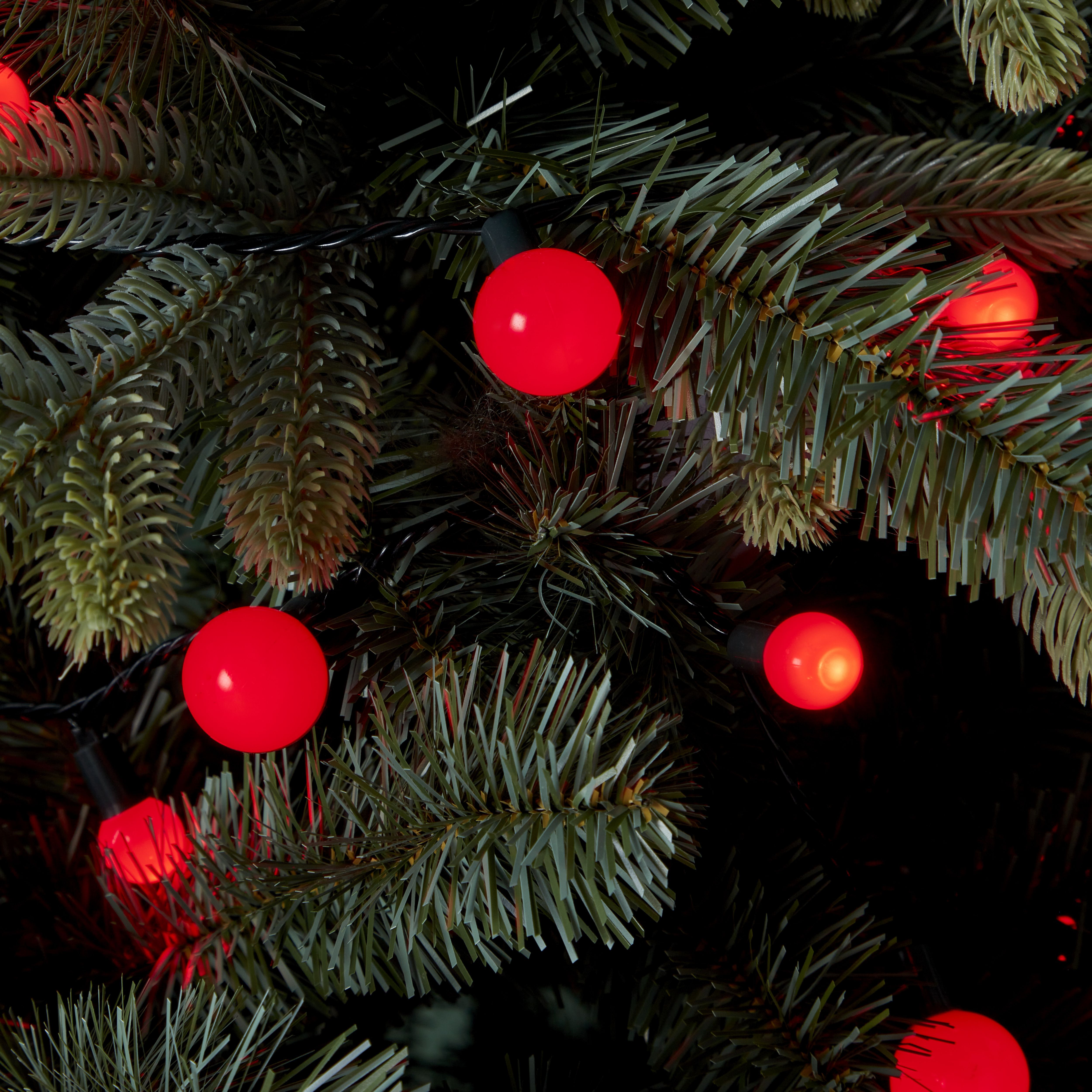 240 Red Mixed Berry LED String lights With timer function & 25.12m ...