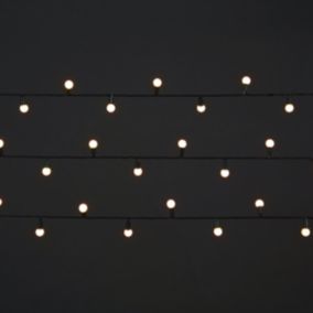 240 Warm white Berry LED String lights with 6m Green cable