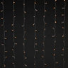 240 Warm white LED Curtain light Clear cable