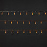 240 Warm white LED String lights Clear cable
