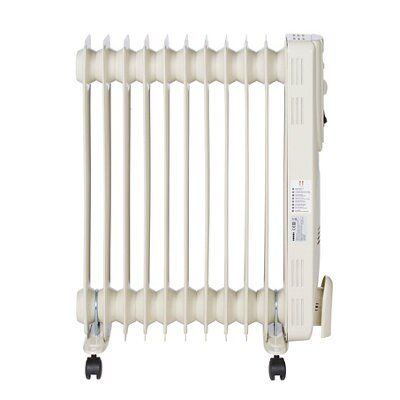 2500W Beige Oil-filled radiator | DIY at Bu0026Q