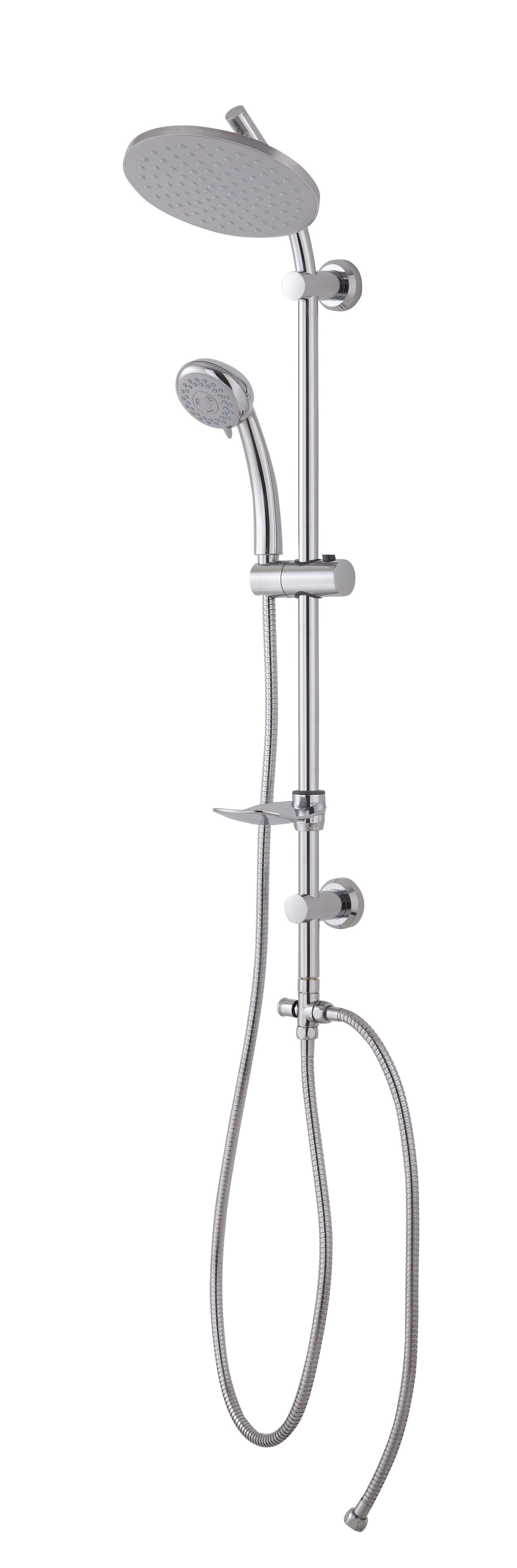 2586 Chrome effect Shower kit