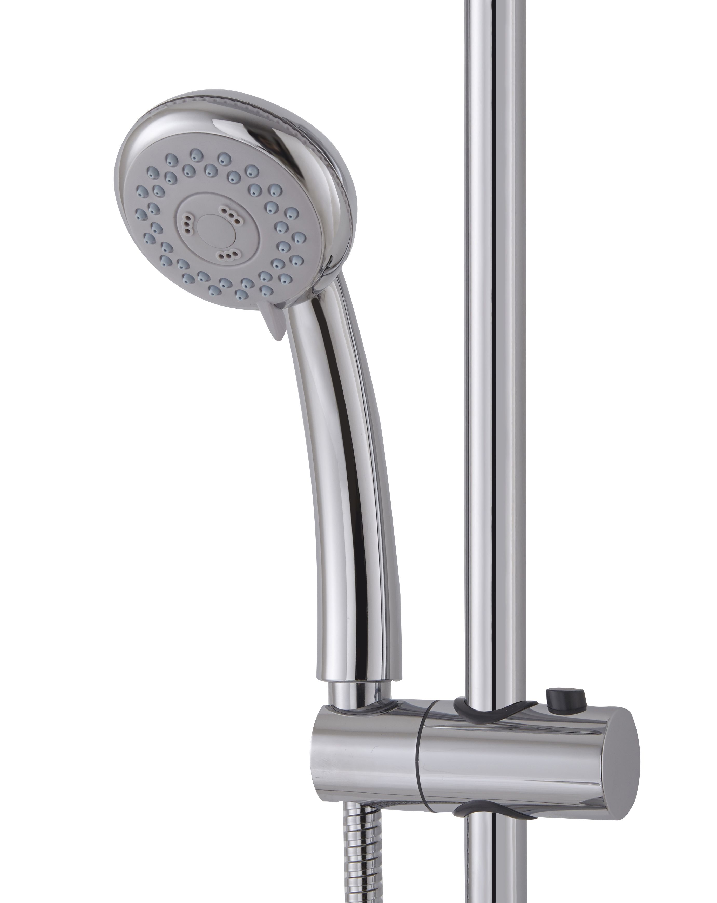 2586 Chrome effect Shower kit
