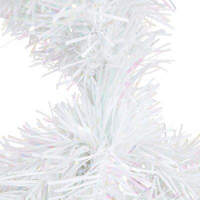2ft Oulanka Colour changing LED White & irridescent fibre optic colour changing Christmas tree Pre-lit Artificial Christmas tree