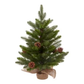 2ft Rokua Green Table top Slim Artificial christmas tree