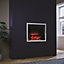2kW Black Chrome effect Electric Fire