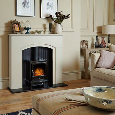 2kW Stone effect Electric Stove | DIY at Bu0026Q