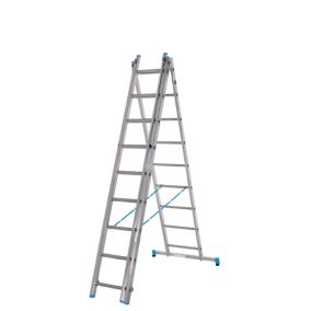 Birdie Basics Wood Ladders 3pcs Combo Pack Includes One 7-Step Ladder, One 9-Step Ladder, and One 11-Step Ladder 