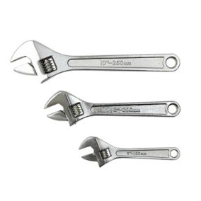 3 piece Adjustable wrench set