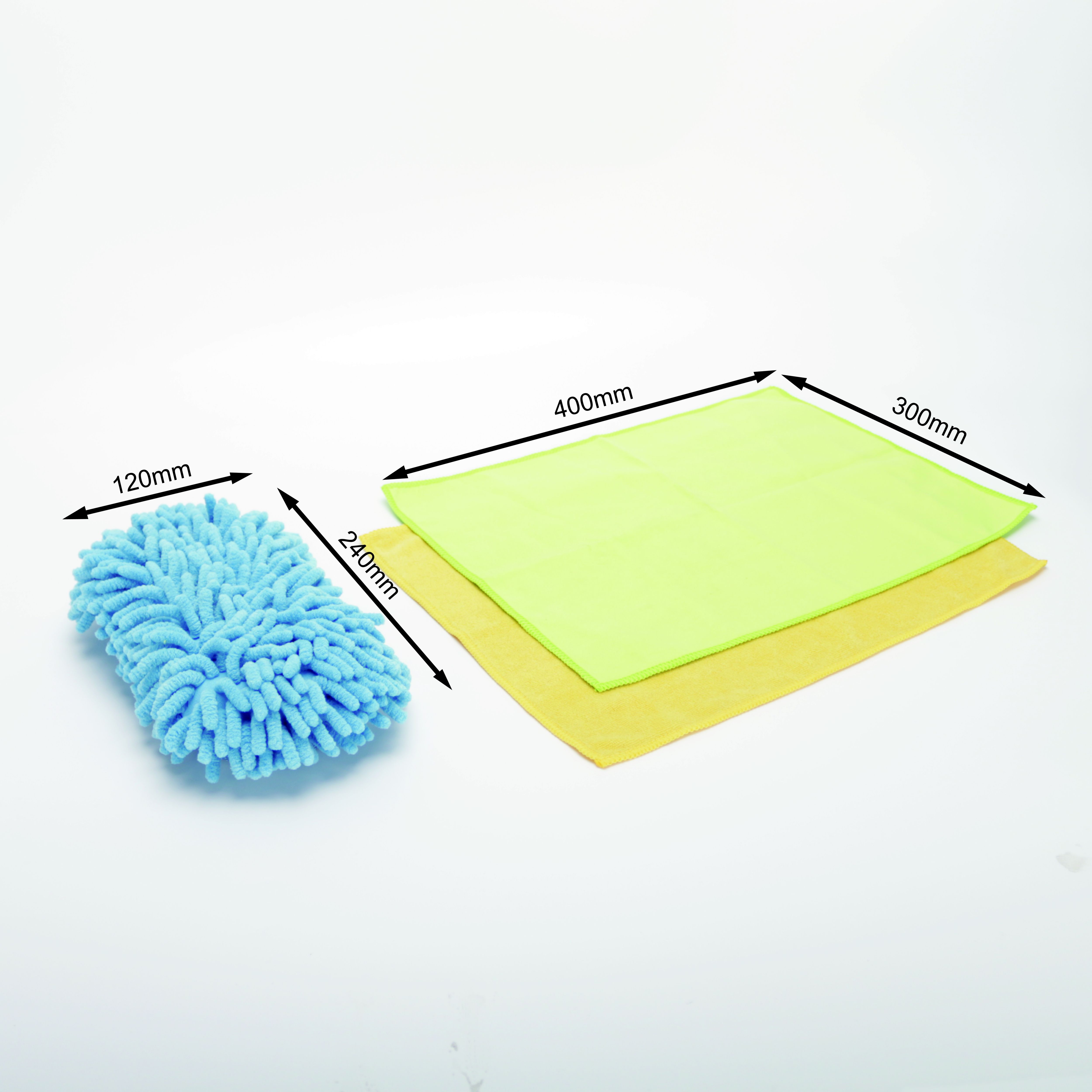 3 piece Car cleaning kit - 3