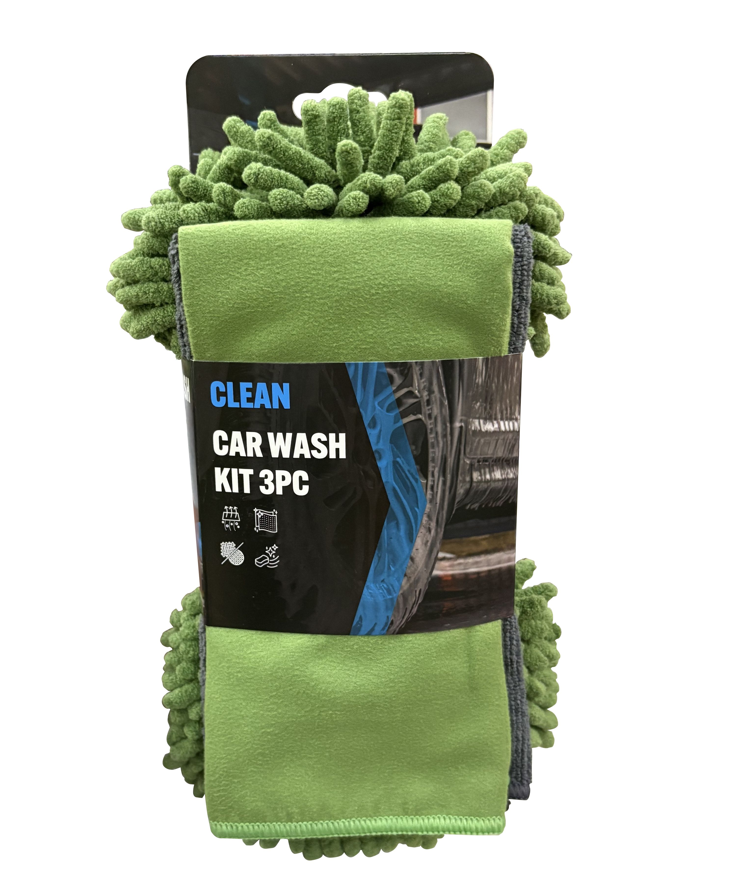 3 piece Car cleaning kit