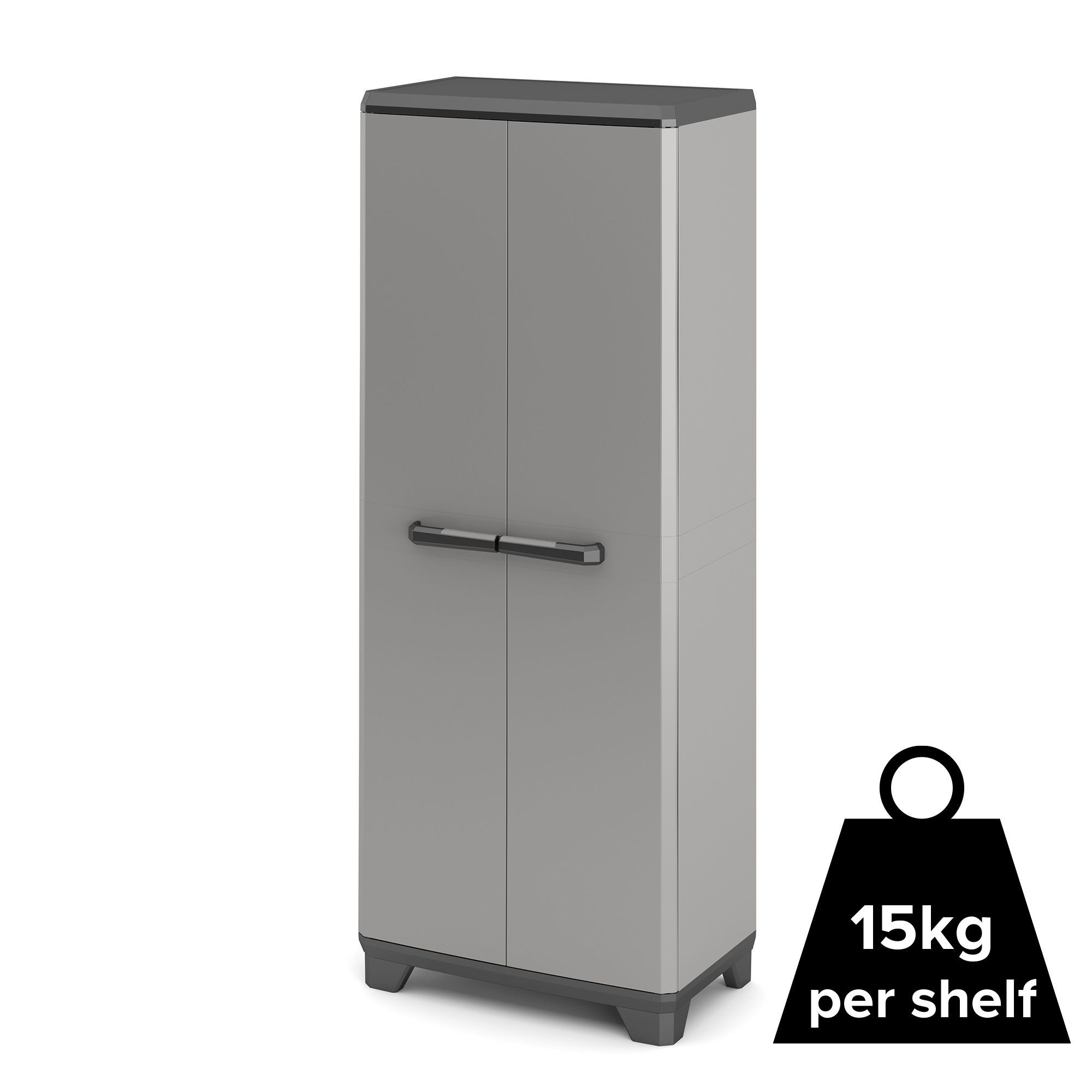Plastic Storage Cupboard Costway Plastic Storage Cabinet 68 Inches H ...