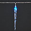 30 Cold white/blue Icicle lights LED String lights Clear cable