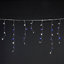 300 Cold white/blue Icicle LED String lights Clear cable