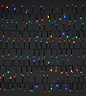 300 Multicolour Cluster LED String lights Green cable
