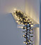 300 Warm white Cluster LED String lights Green cable