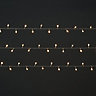 300 Warm white Copper wire LED Cluster string light Silver cable