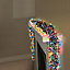 3000 Multicolour Cluster LED String lights Green cable