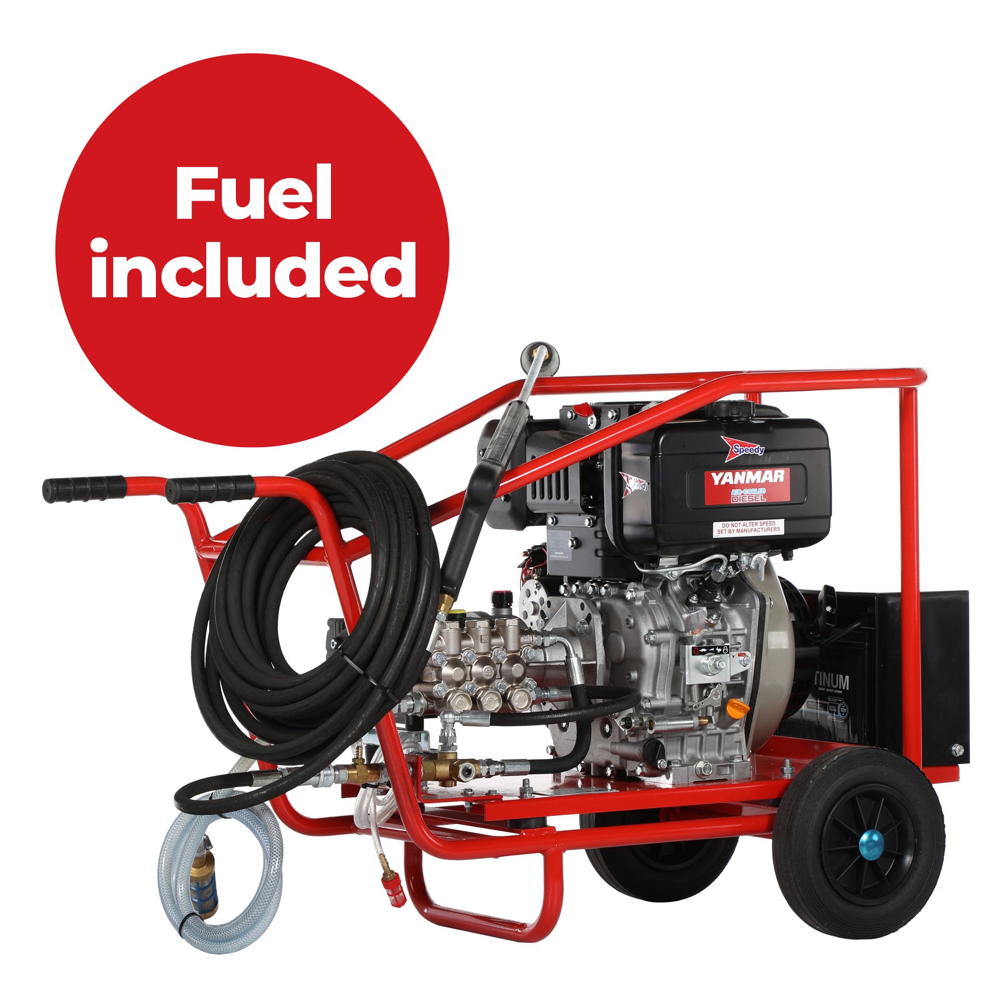 3000psi Diesel Pressure washer bundle - Weekend hire