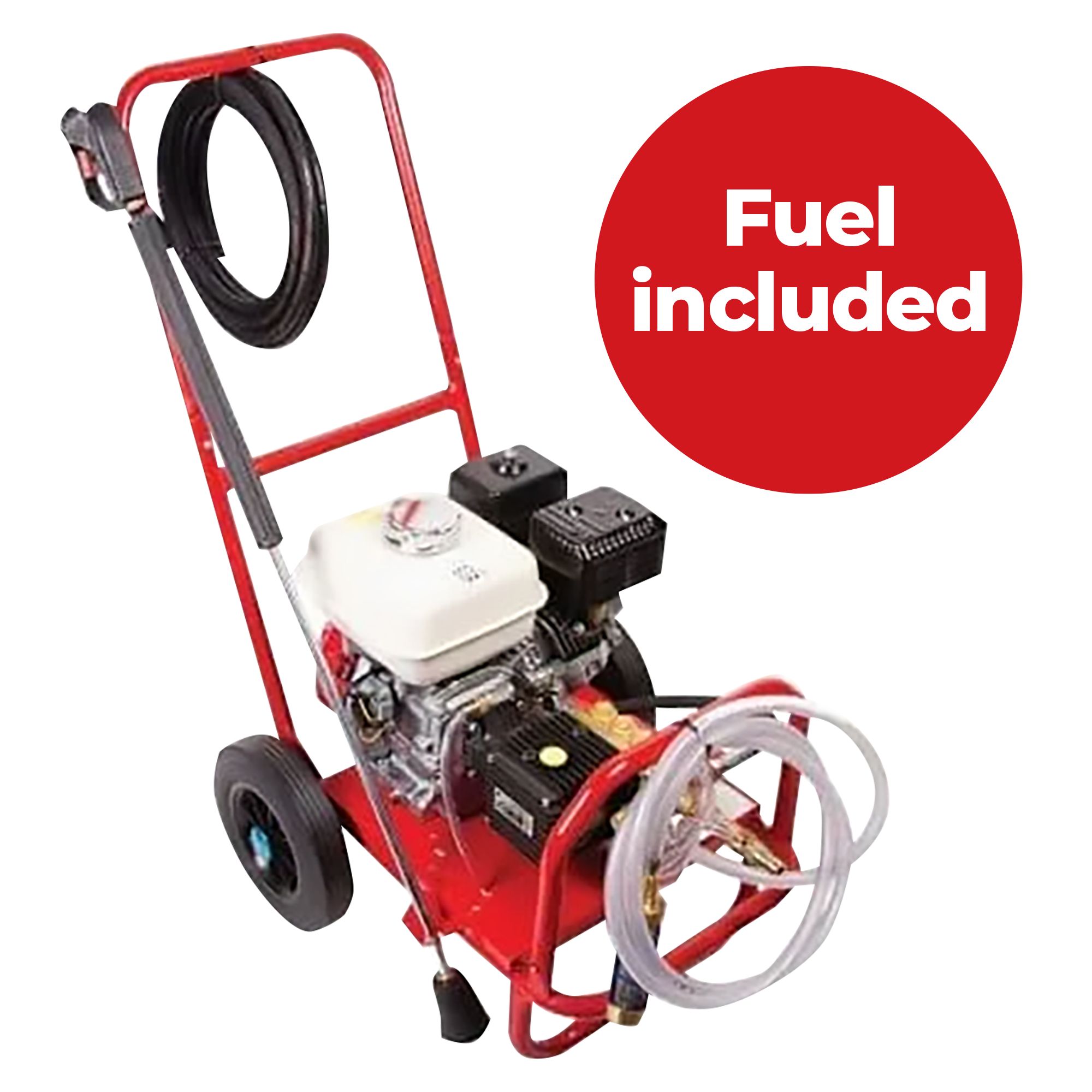 3000psi Petrol Pressure washer bundle - Week hire