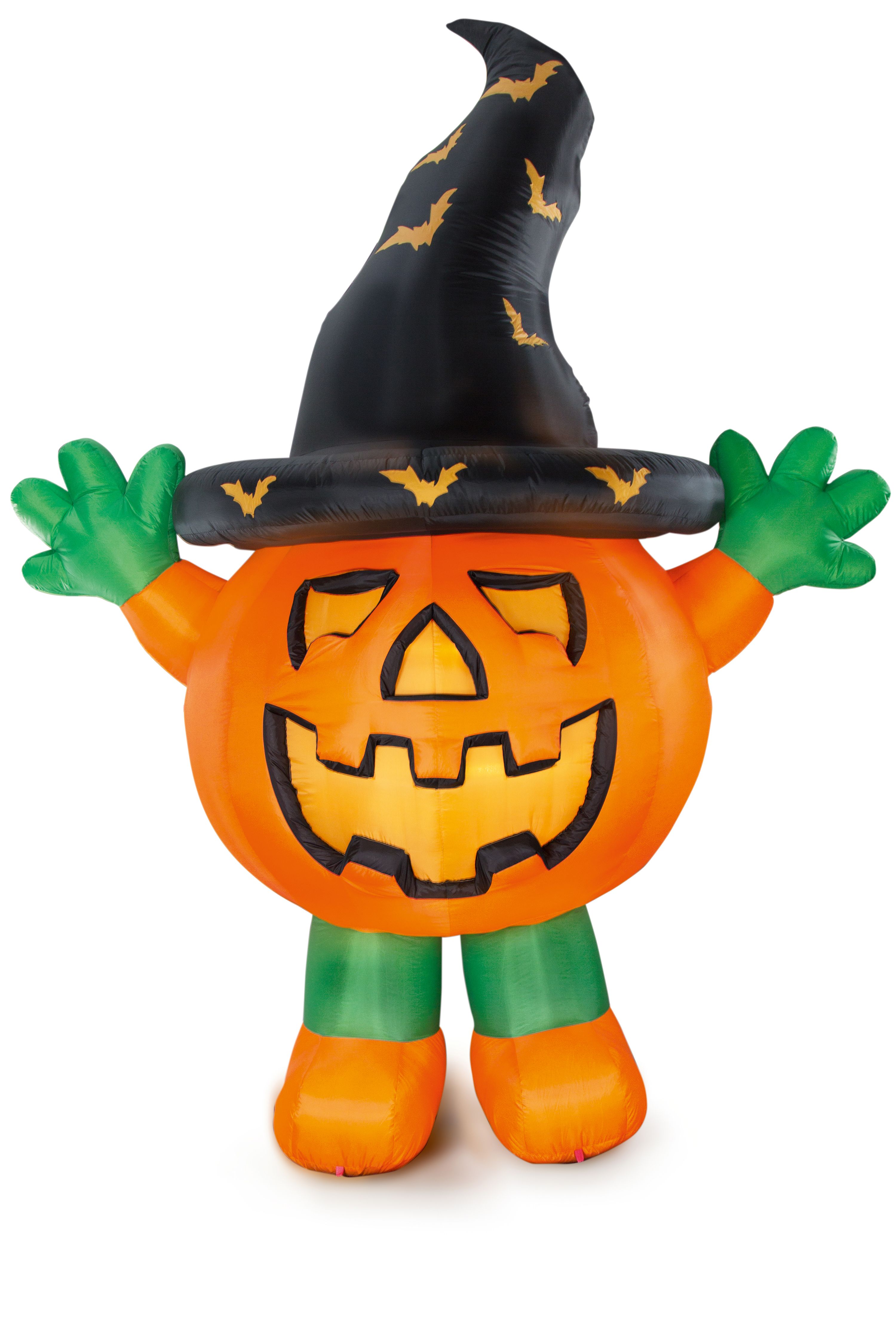 3020mm Pumpkin with hat Inflatable with White LED