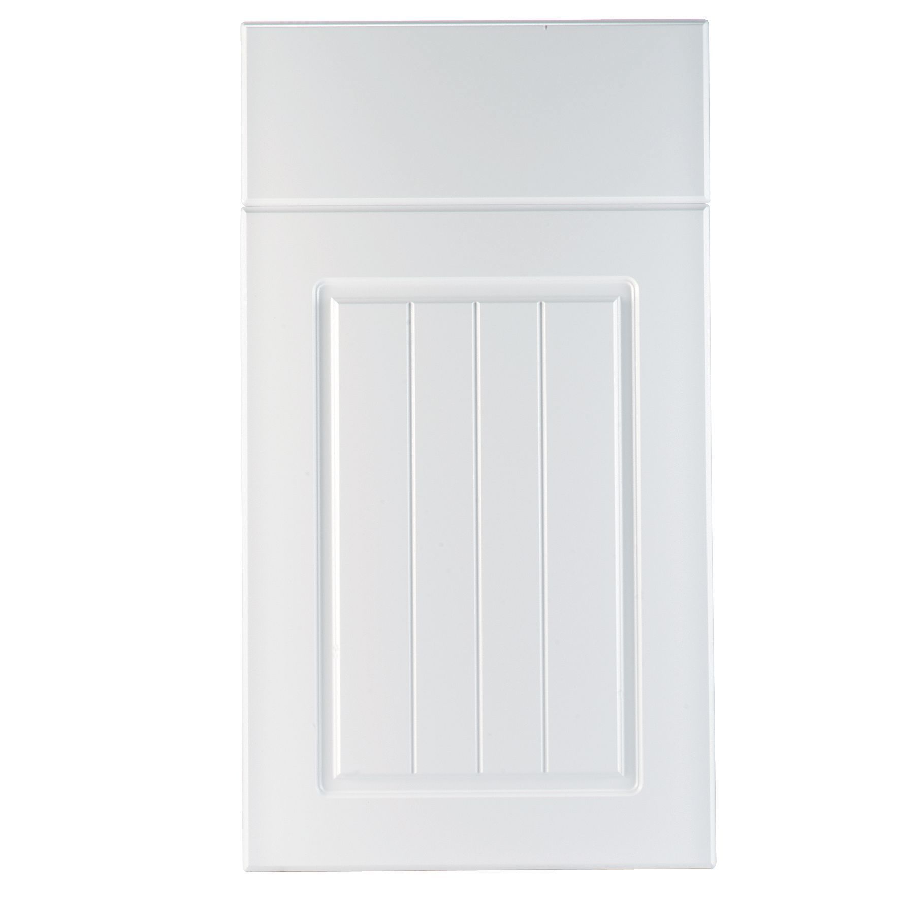 It Kitchens Chilton White Country Style Drawerline Door & Drawer Front, (W)400mm