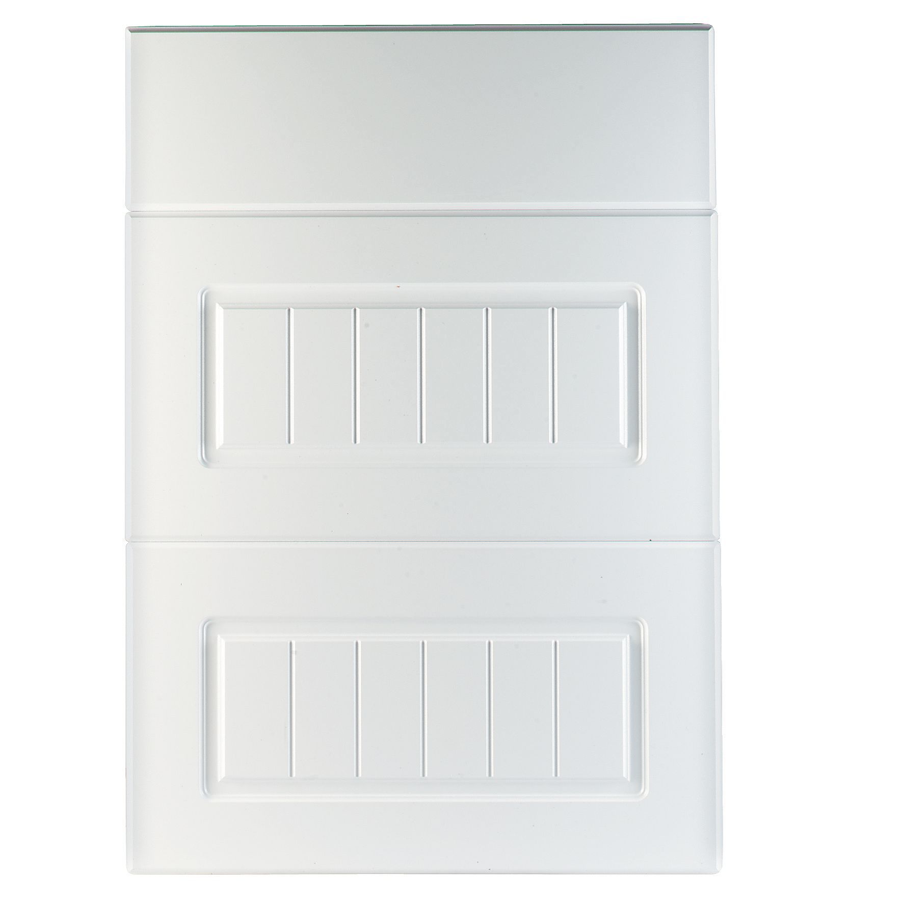 It Kitchens Chilton White Country Style Drawer Front (W)500mm, Pack Of 3