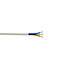 3183Y White 3-core Multi-core cable 2.5mm² x 25m