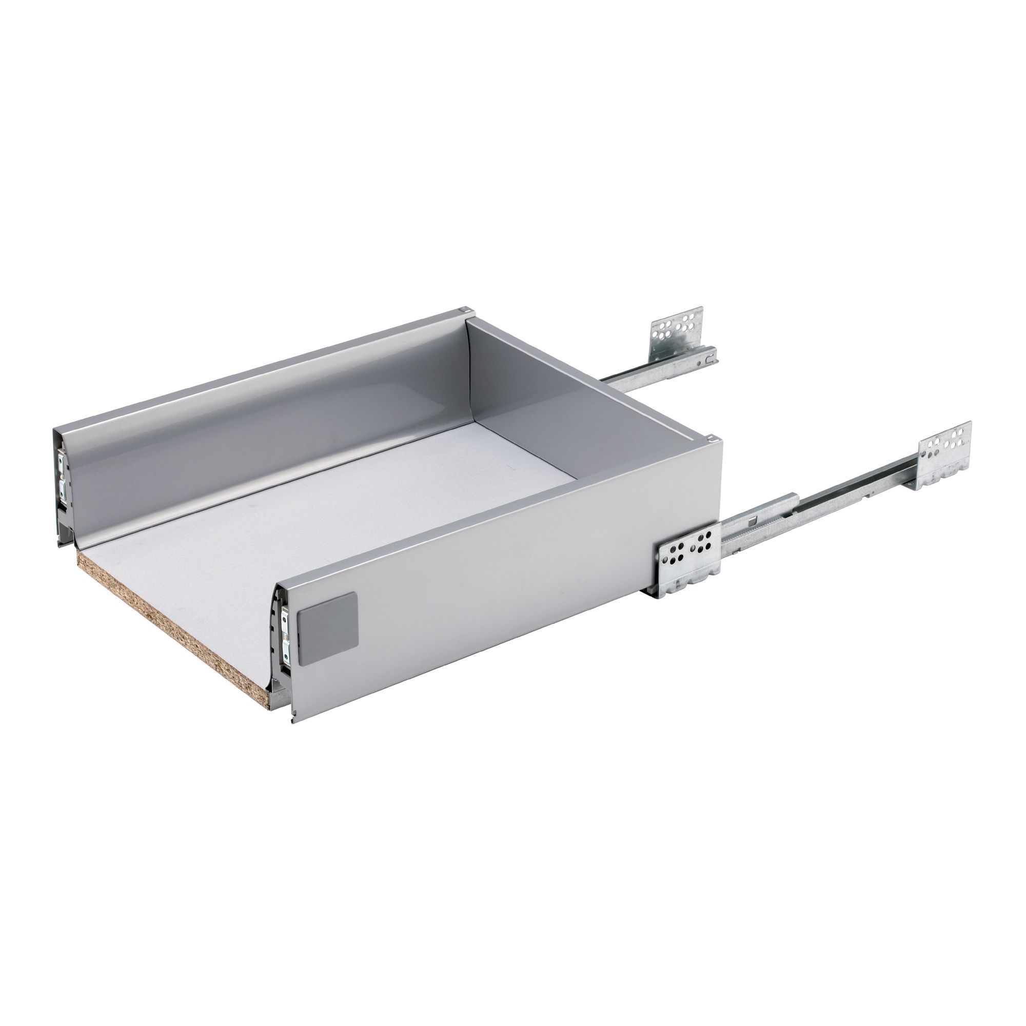 It Kitchens Stainless Steel Effect Drawer Box (W)368mm