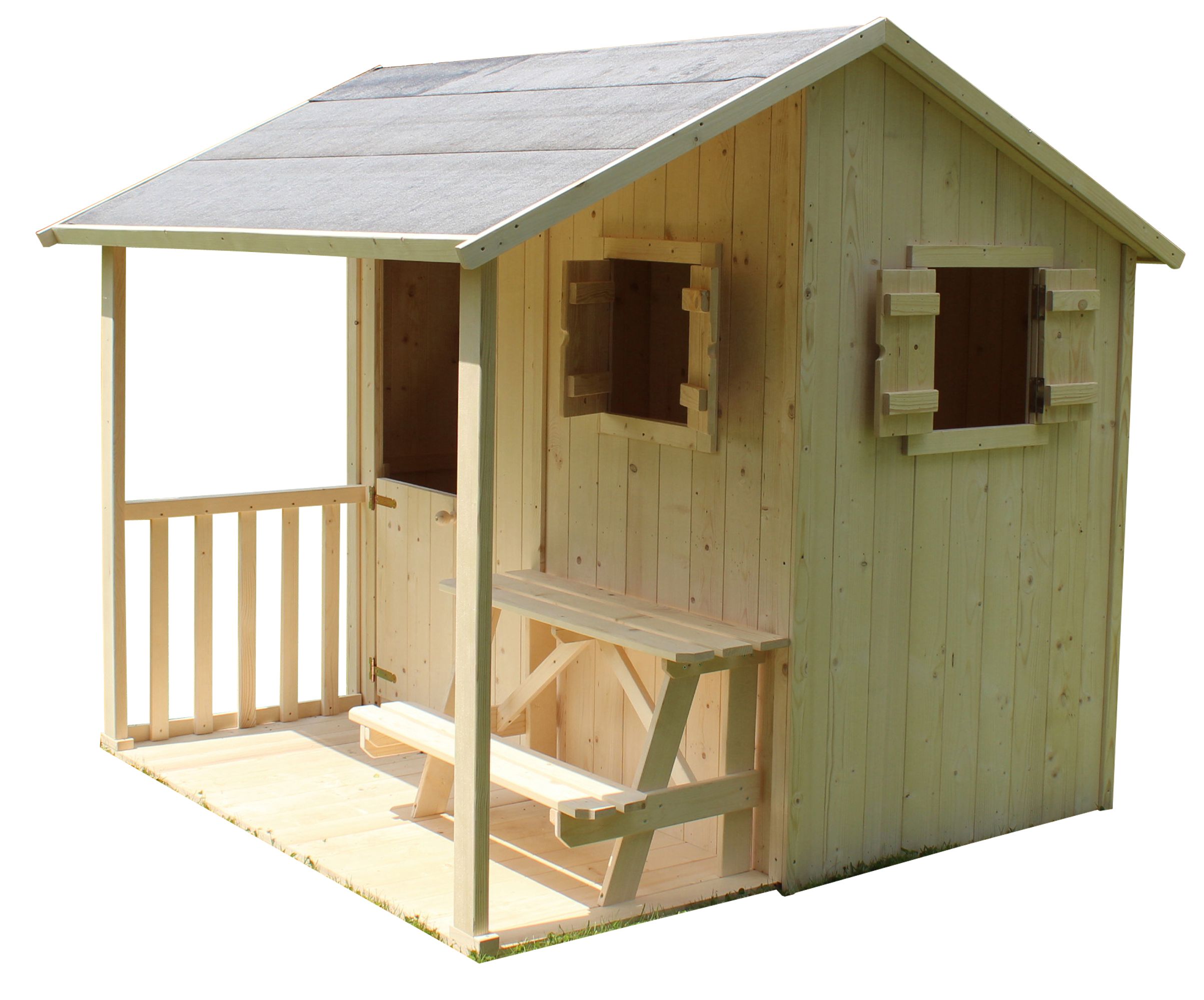 b and q wooden playhouse