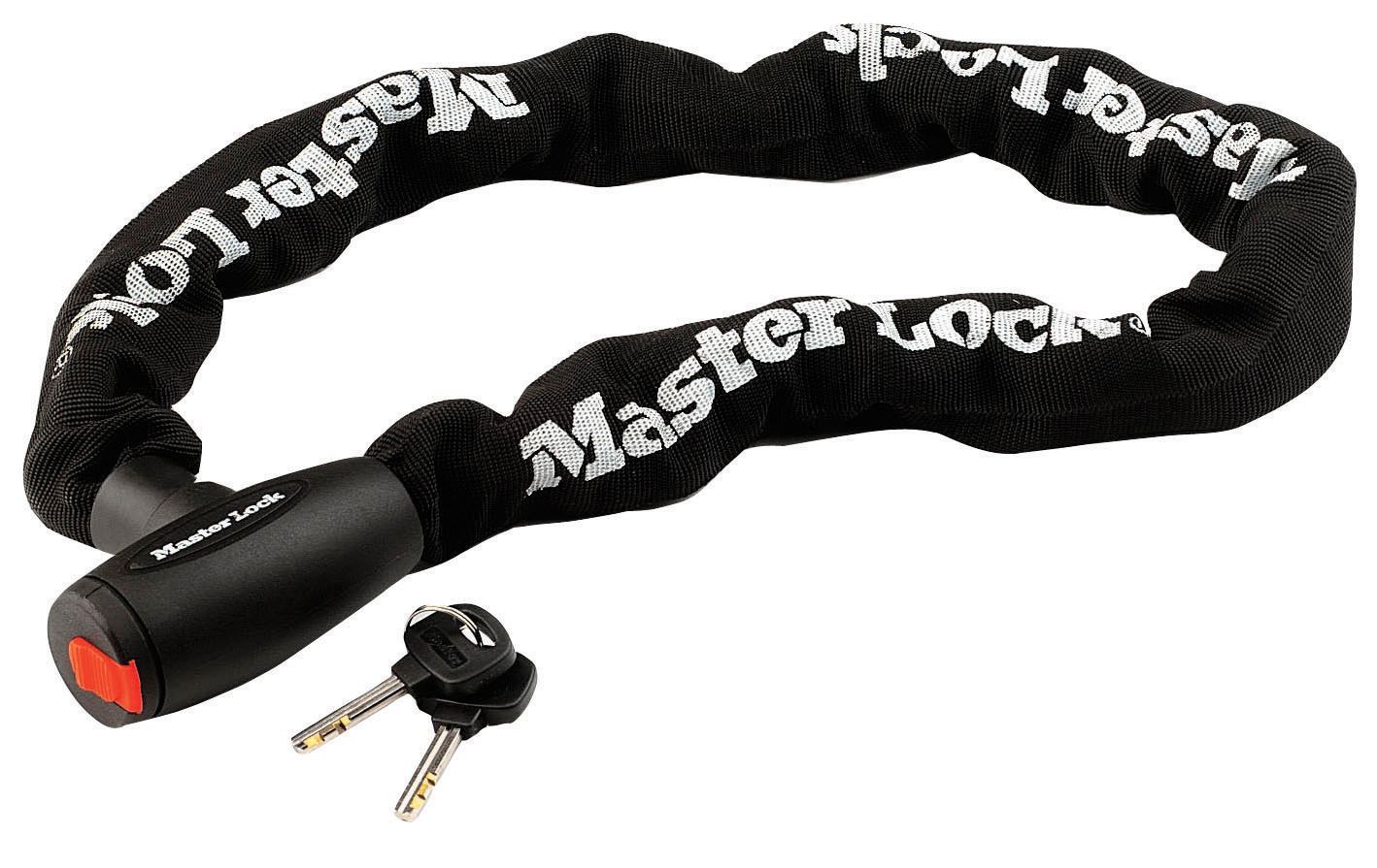 Master Lock Black Steel Bike Chain (W)472mm (L)1000mm