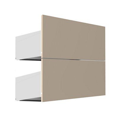 Form Darwin Modular Gloss cream External Drawer (H)237mm (W)500mm (D)566mm, Pack of 2