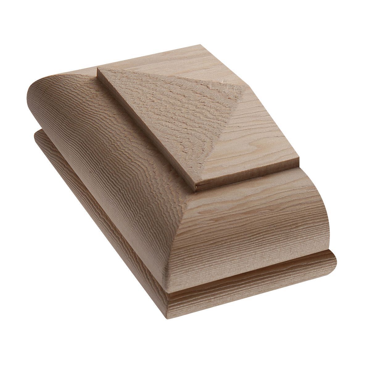 B & Q Half square Pine Newel cap Newel caps £7.00 DIY Compare