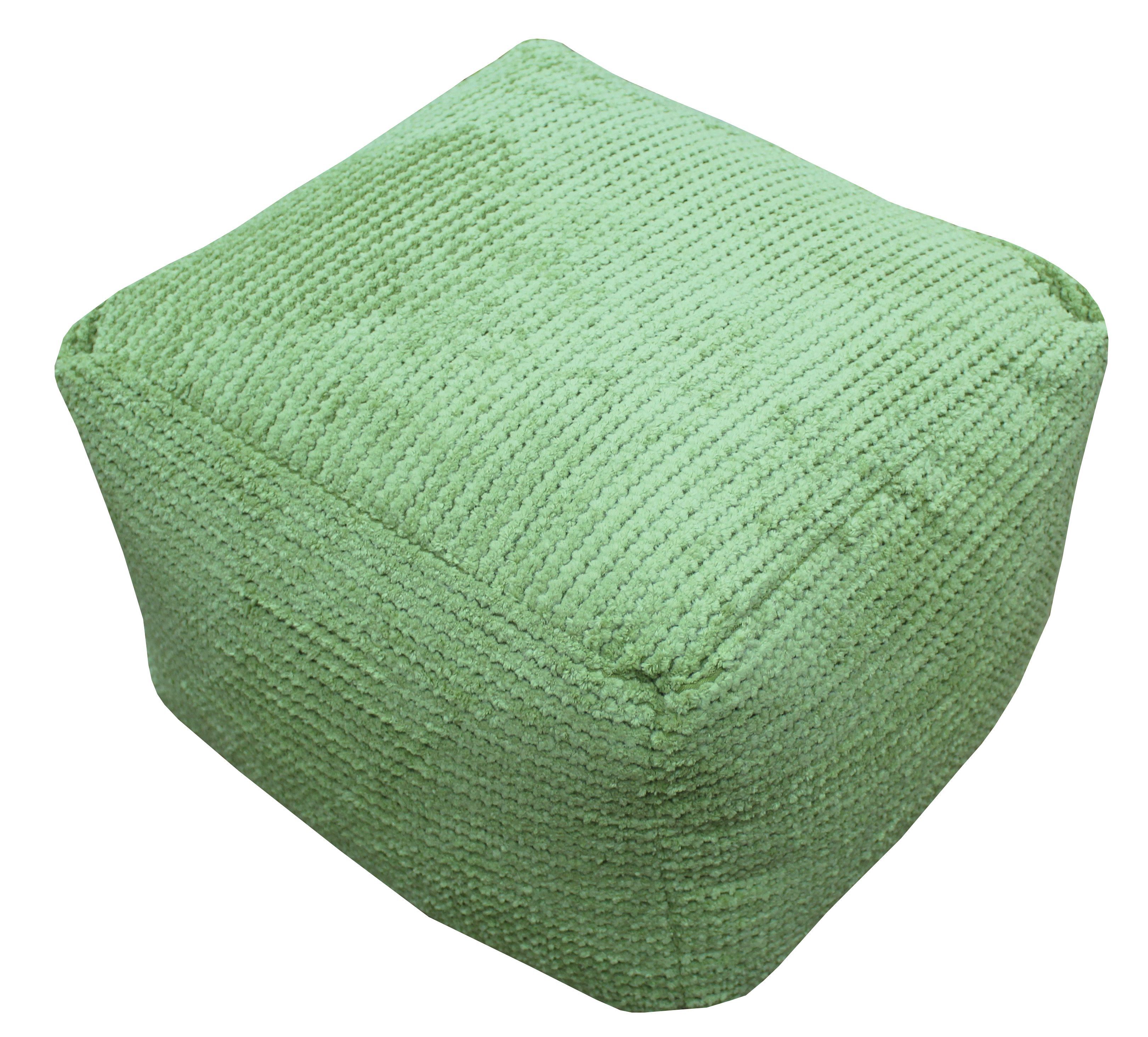 Bubble Plain Bean bag cube, Lime