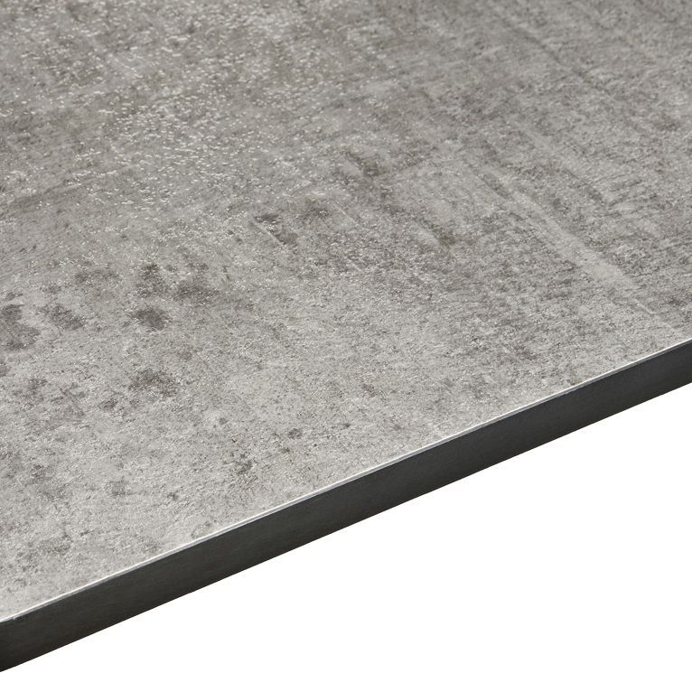 12.5 Woodstone Grey Stone effect Curved Worktop, (L)950mm
