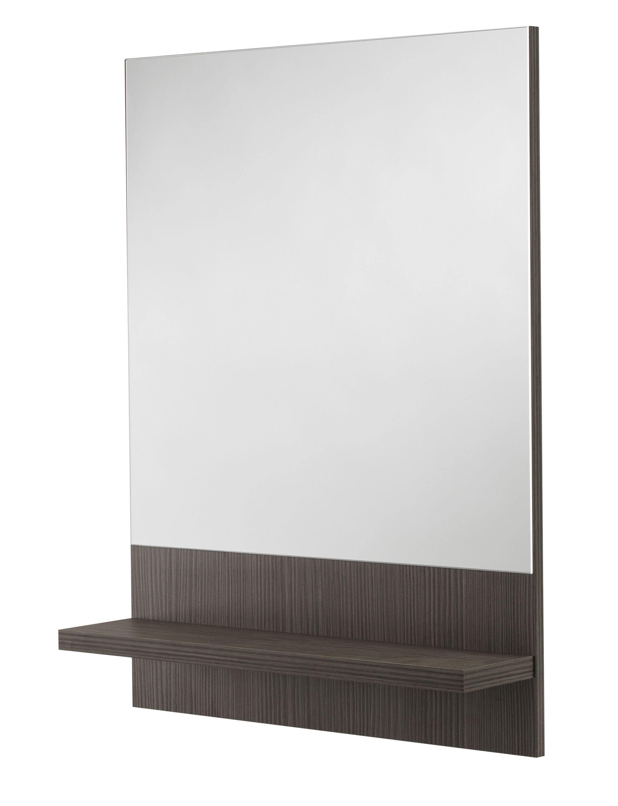 Copenhagen Rectangular Wall Mirror With Shelf (W)450mm (H)600mm