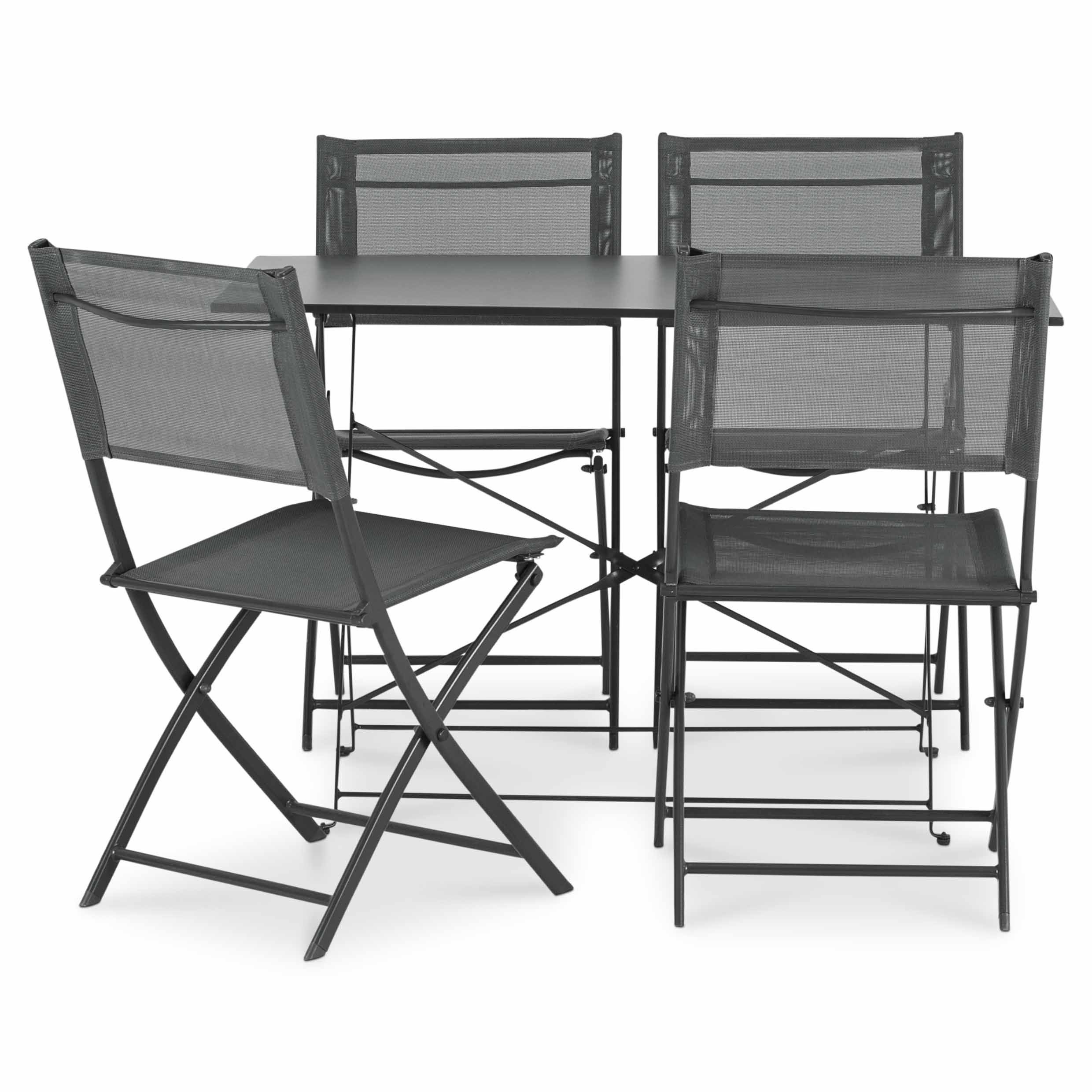 Saba Metal 4 Table & chair set