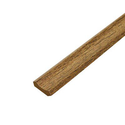 Oak effect Scotia trim, 200cm