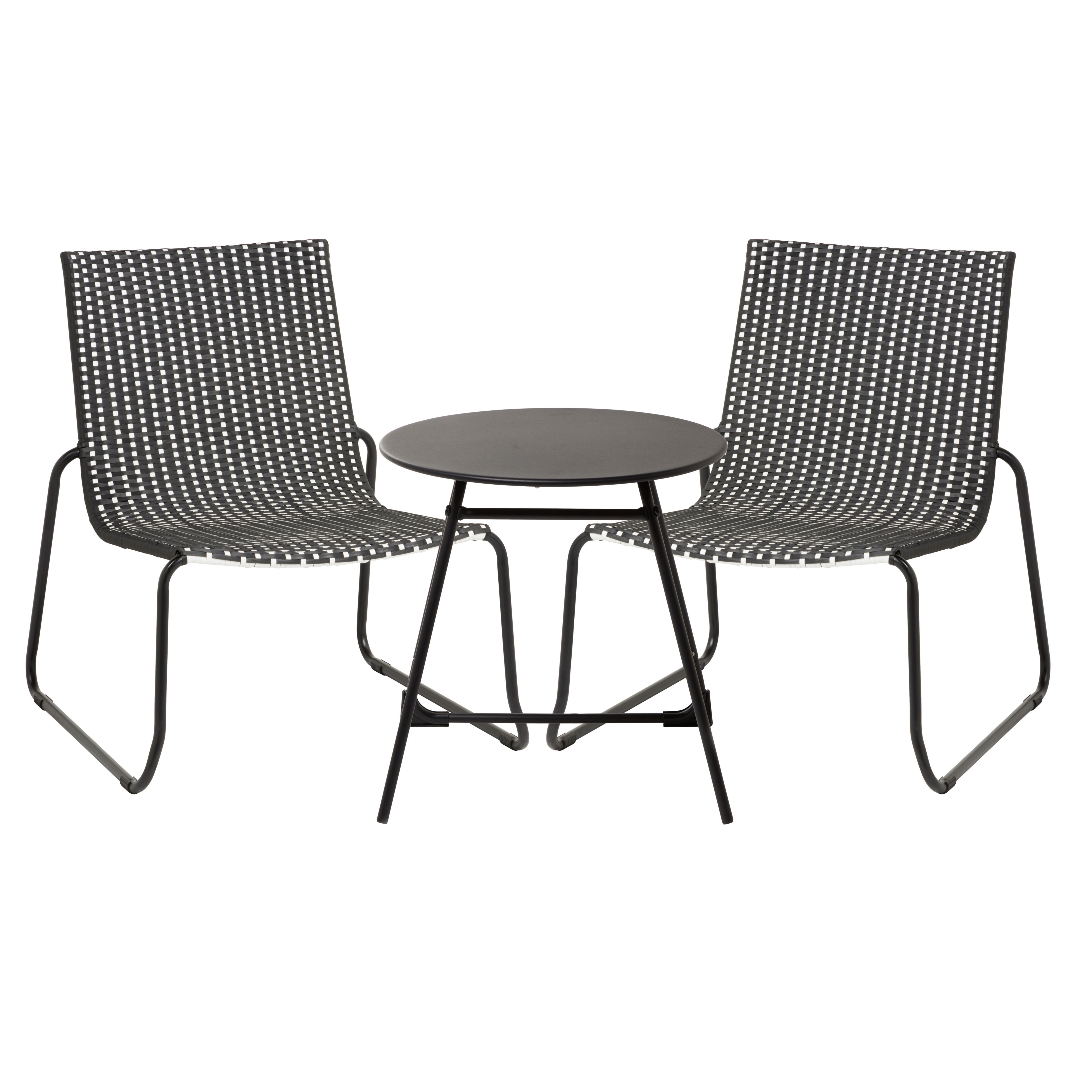 Morillo Metal 2 seater Table & chair set