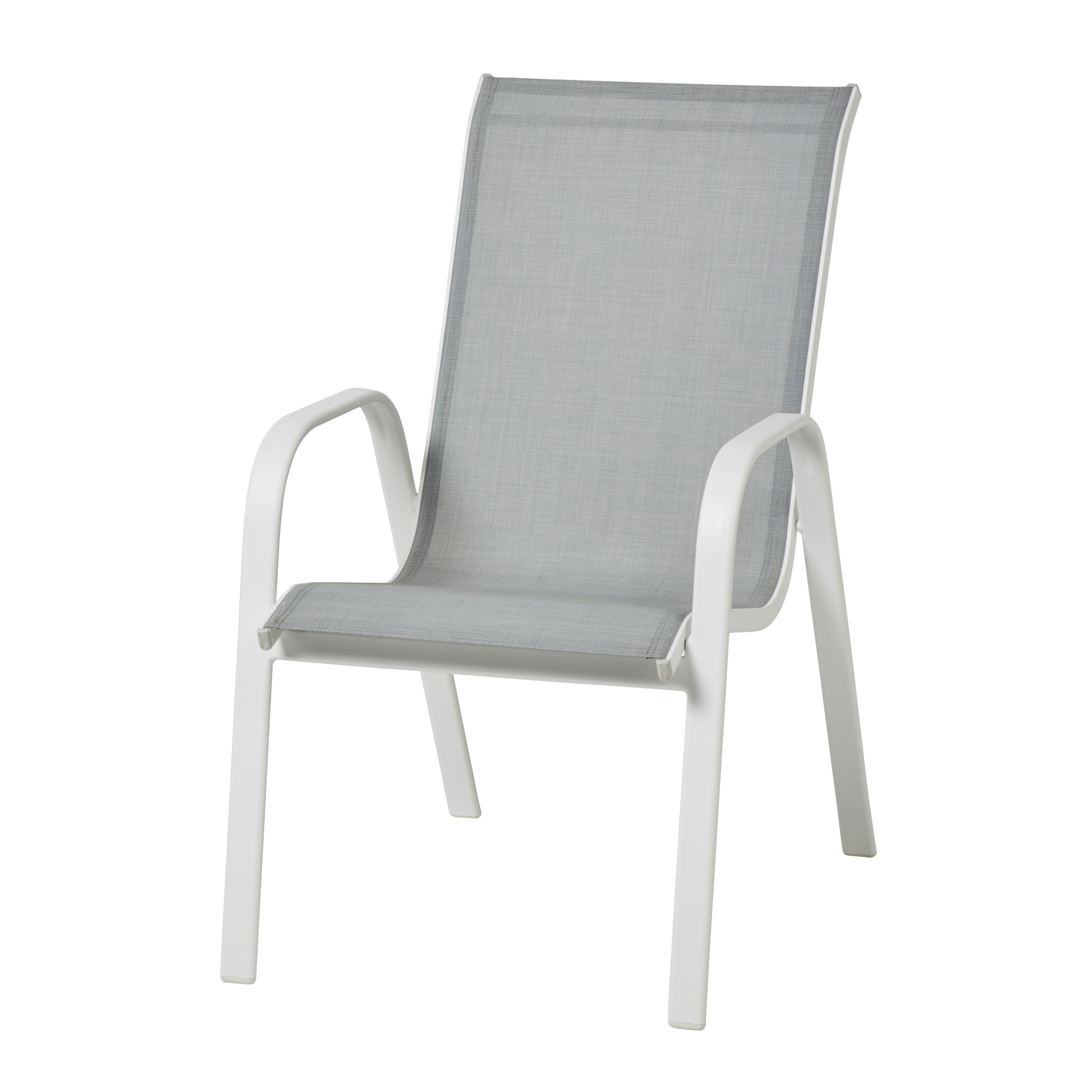 Janeiro Grey Metal Chair