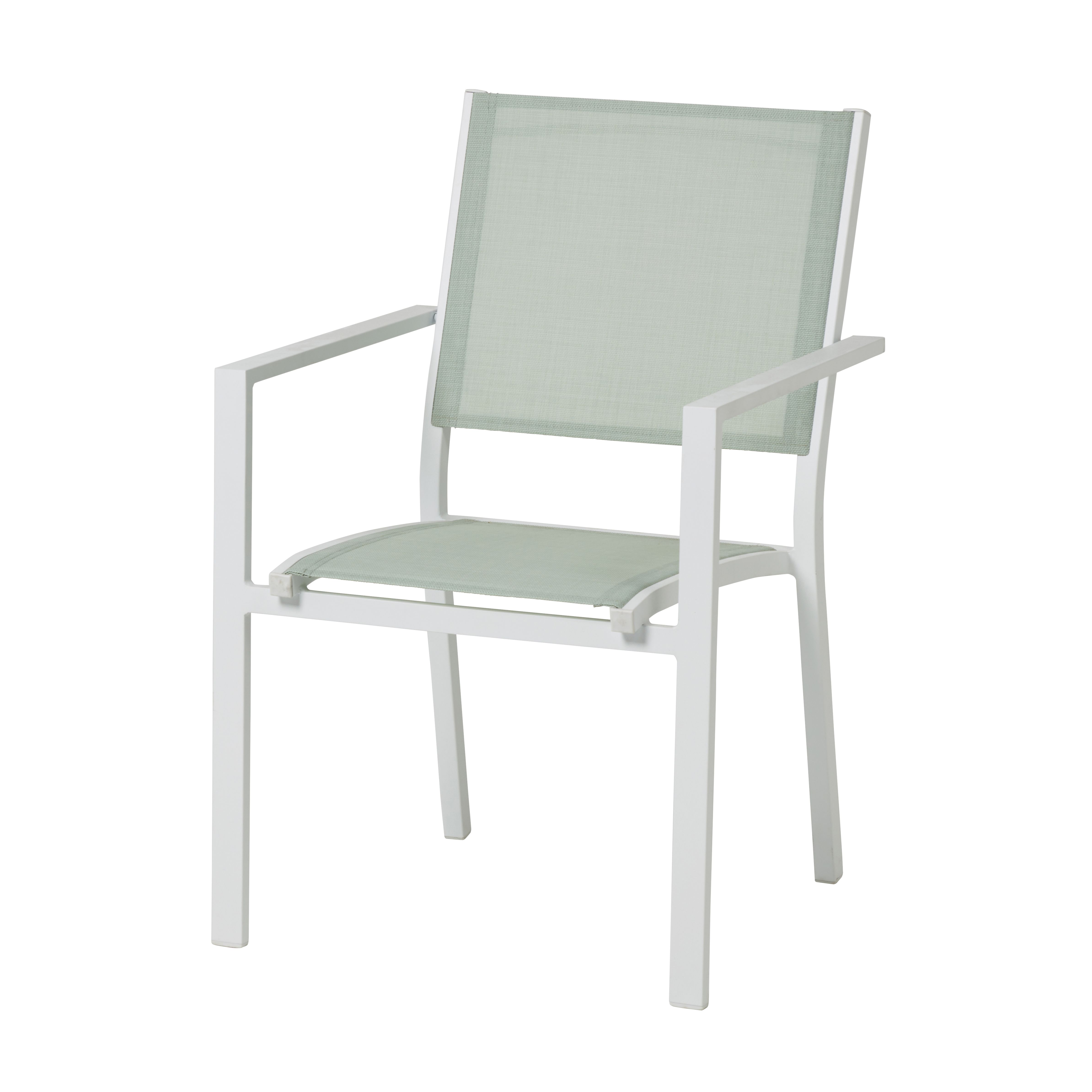 Barbana Green Metal Chair