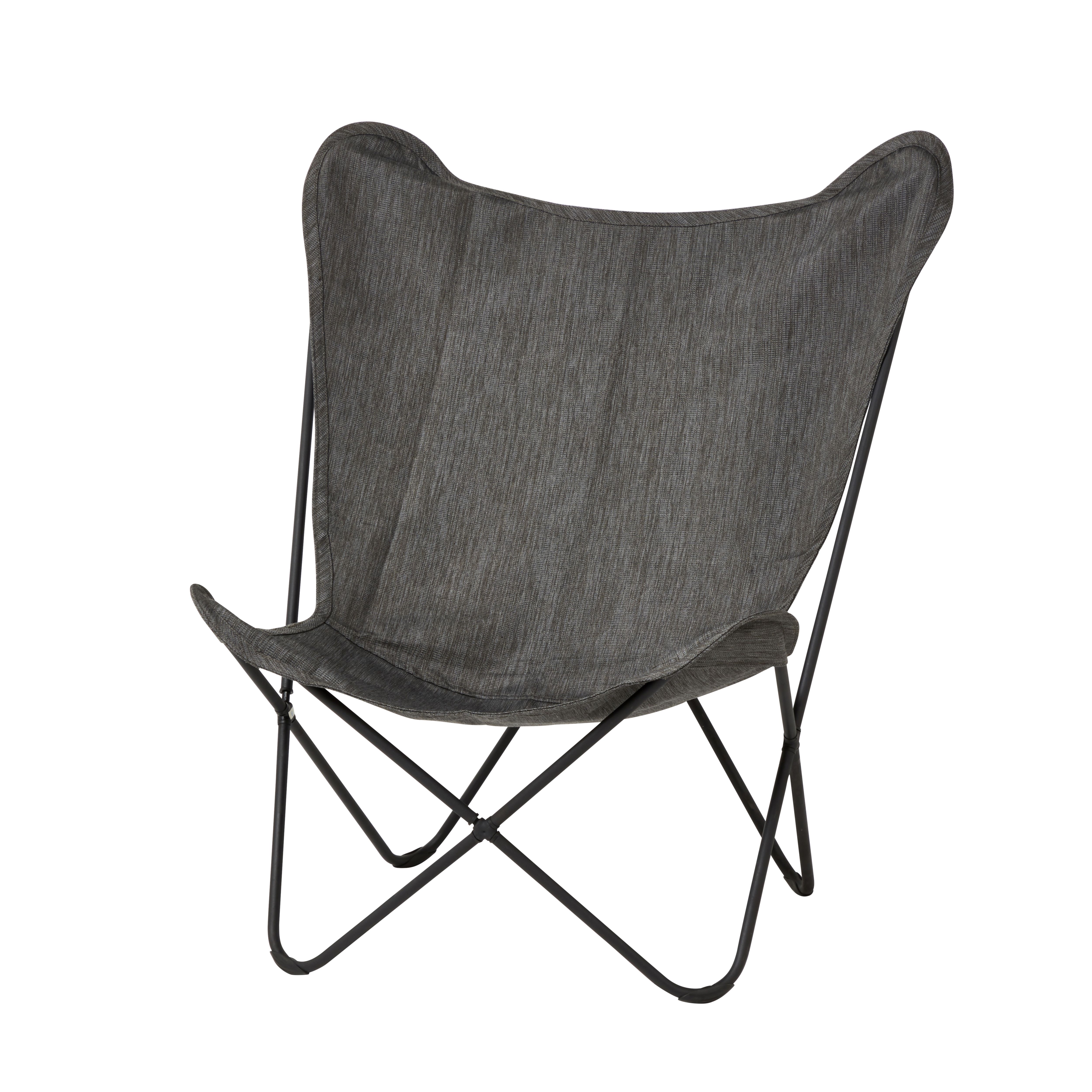 Mataso Grey Metal Chair