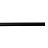 GoodHome Araxos Matt Black Curtain pole, (L)2m (Dia)19mm