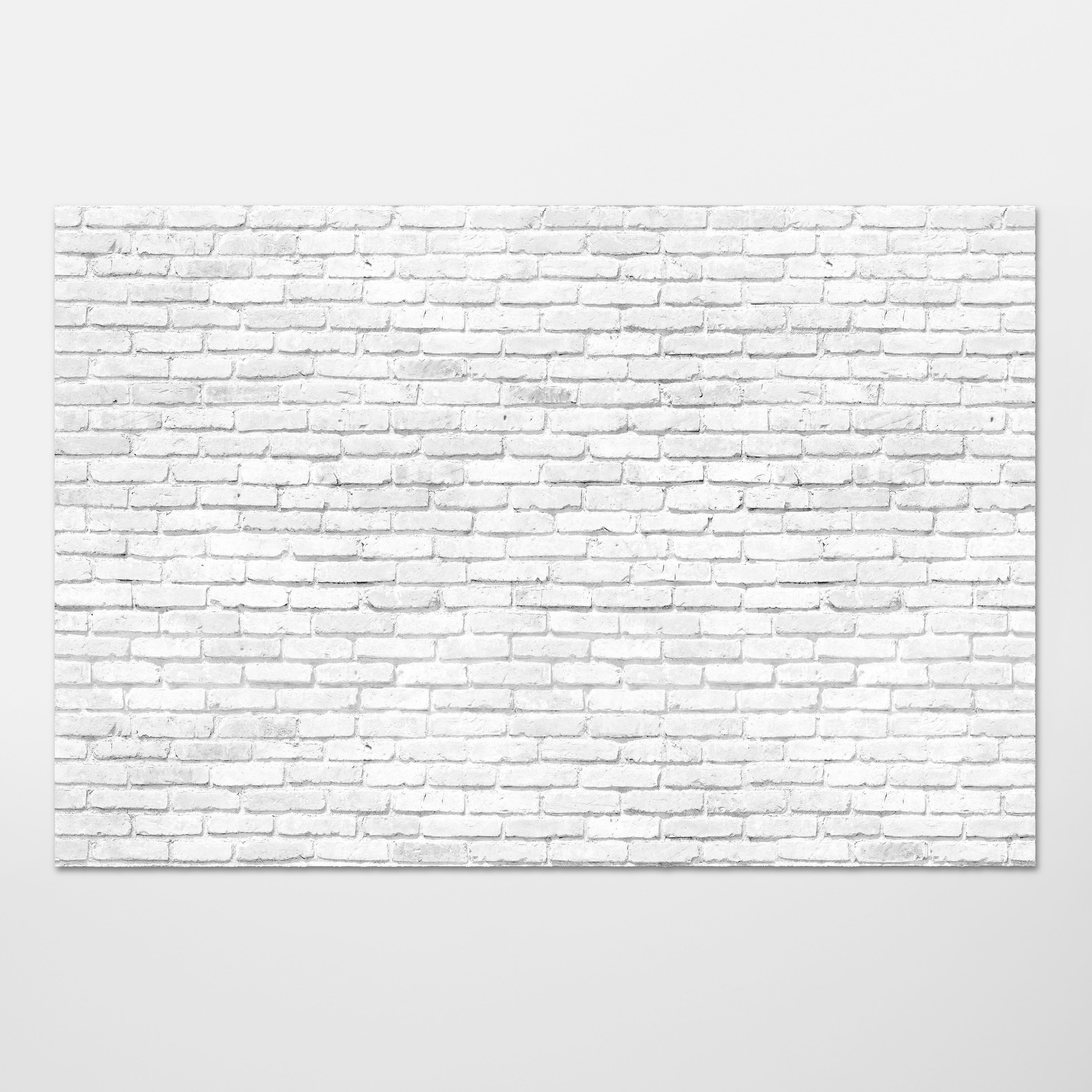 GoodHome Balonga White Brick Matt Mural