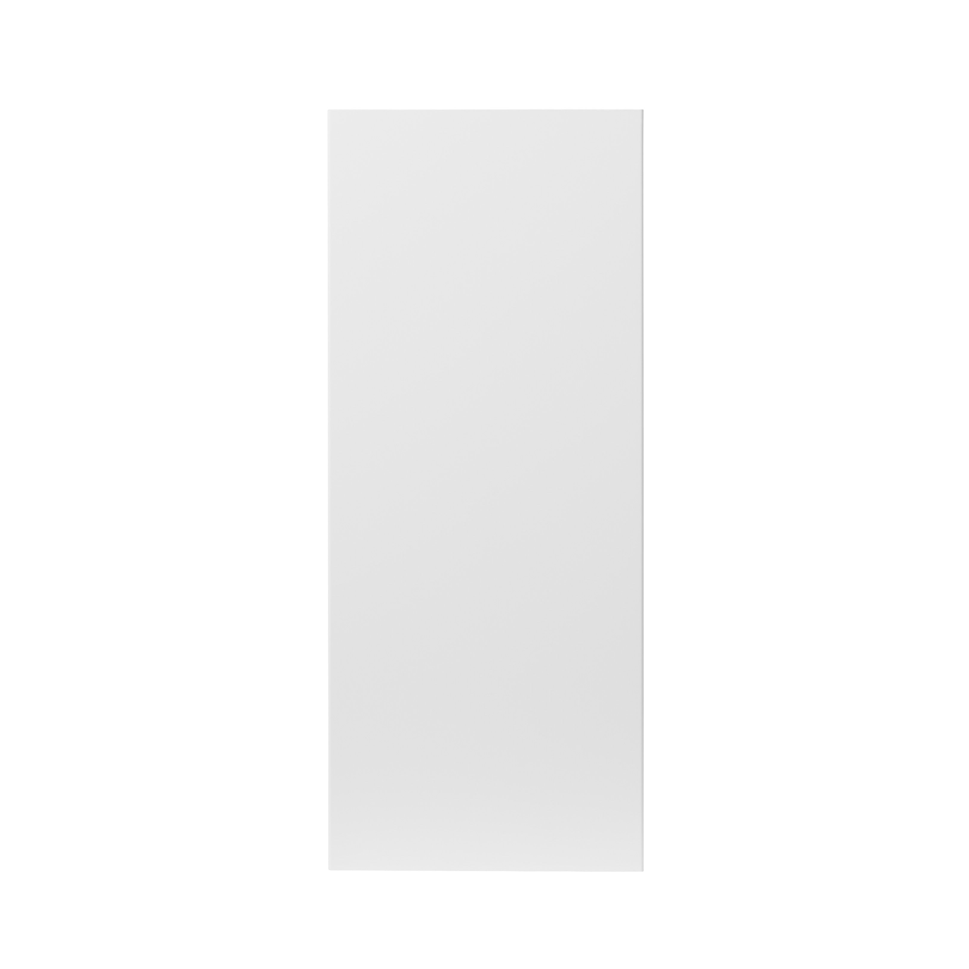 GoodHome Stevia Gloss white Slab Highline Cabinet door (W)300mm (H)715mm (T)18mm