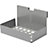 GoodHome Amantea Grey Stainless steel Soap dish