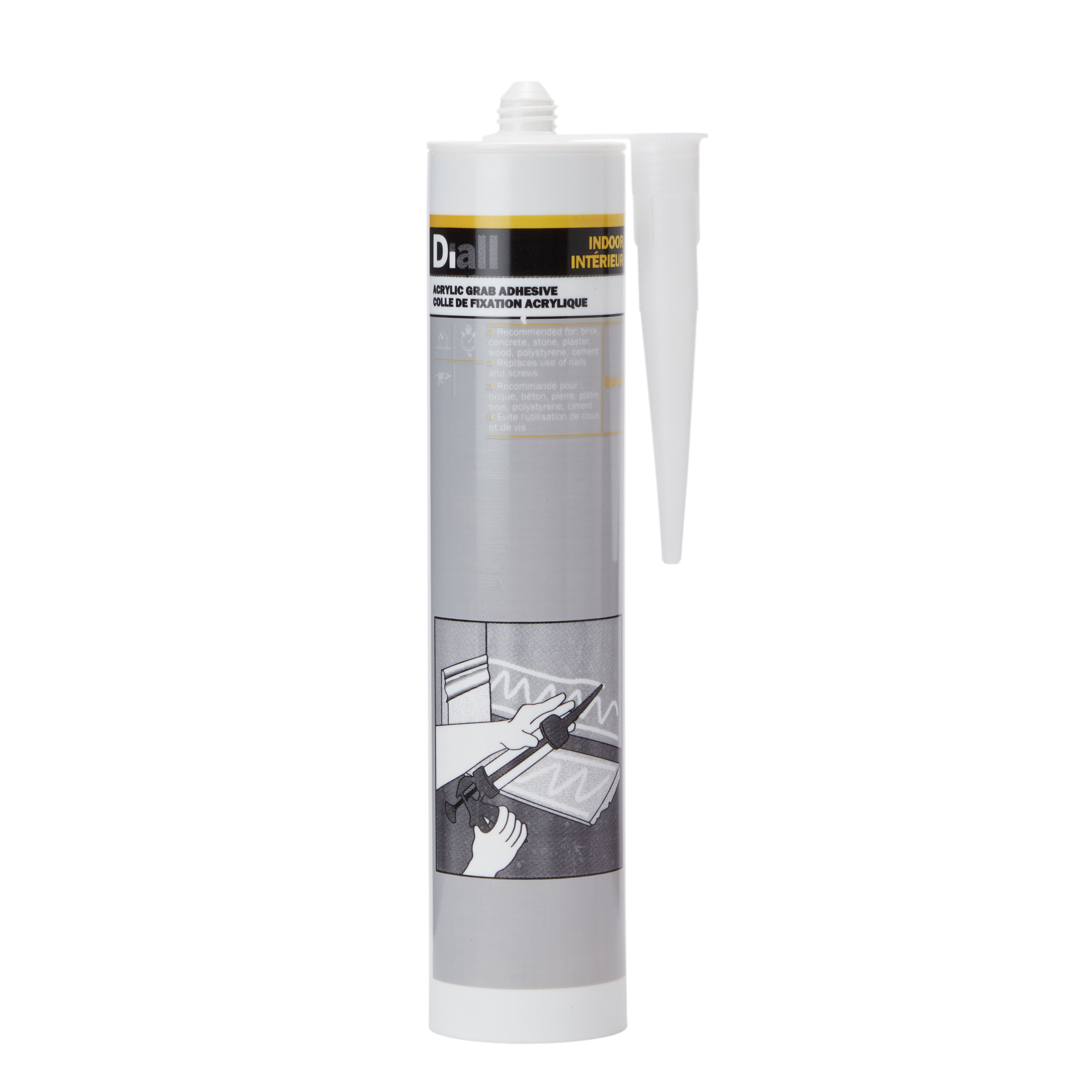 Diall Solvent-free Grab adhesive 0.31L