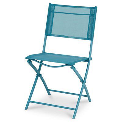 Saba Biscay blue Metal Chair