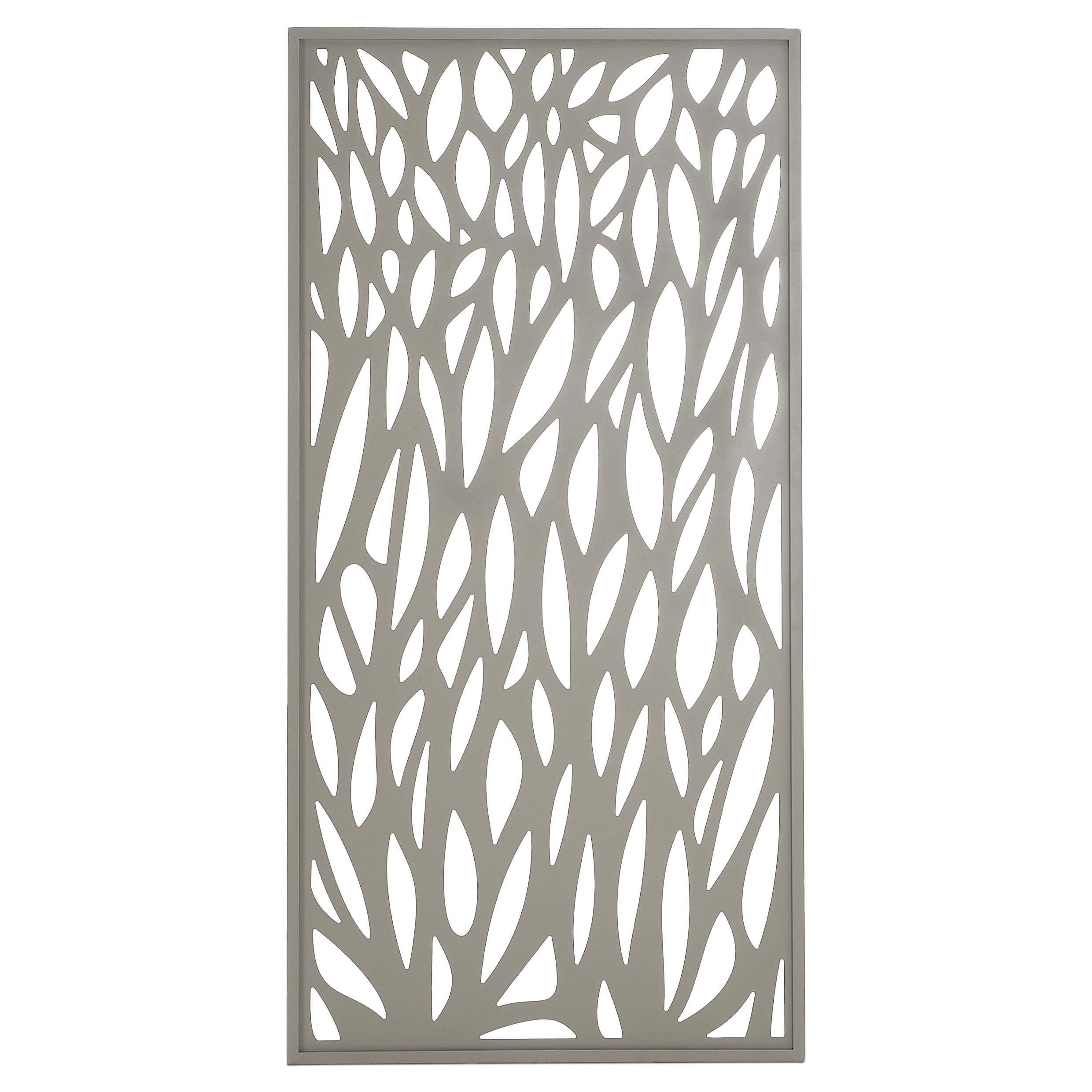 GoodHome Aluminium Leaf Gate, (H)1.7m (W)0.93m