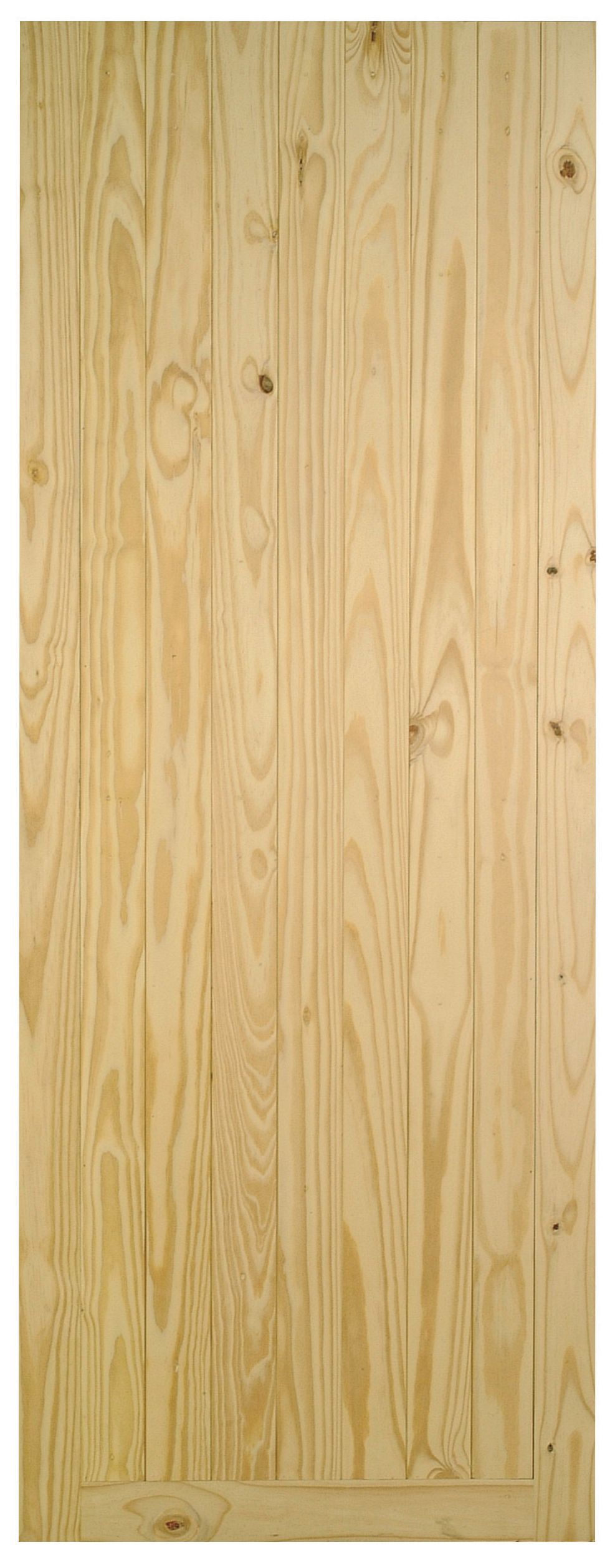 B&Q Knotty pine Left & RHed Front door, (H)1981mm (W)762mm